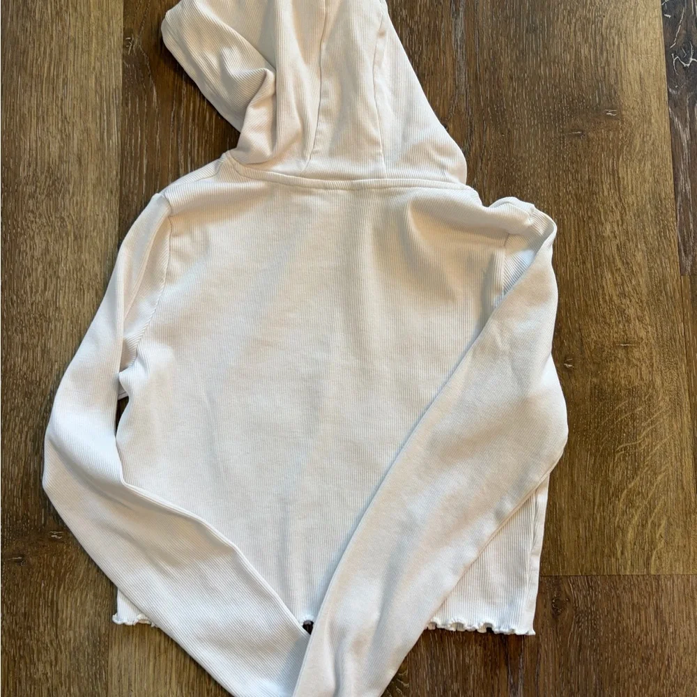 Bundle of girls long sleeved shirts sweatshirt, ribbed hoodie and sweater 11/12